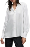 Allsaints Oana Button-up Shirt In White