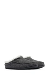 Sorel Men's Falcon Ridge Ii Herringbone Faux Fur Lined Slippers In Black