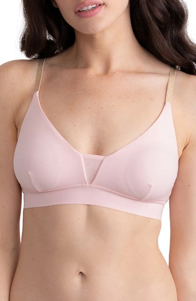 Uwila Warrior Soft Bralette In Rose Quartz