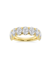 Saks Fifth Avenue Women's Build Your Own Collection 14k Yellow Gold & 9 Natural Oval Diamond Anniversary Band In 5 Tcw Yellow Gold