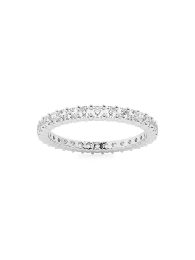 Saks Fifth Avenue Women's Build Your Own Collection 14k White Gold & Lab Grown Round Diamond Eternity Band In 1 Tcw White Gold