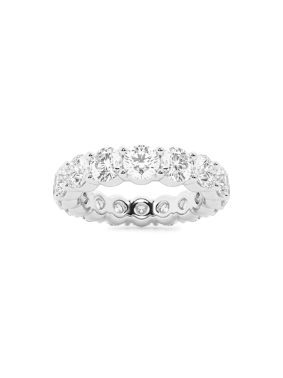 Saks Fifth Avenue Women's Build Your Own Collection 14k White Gold & Lab Grown Round Diamond Eternity Band In 5 Tcw White Gold