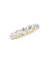 Saks Fifth Avenue Women's Build Your Own Collection 14k Yellow Gold & Lab Grown Round Diamond Eternity Band In 4 Tcw Yellow Gold