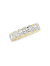 Saks Fifth Avenue Women's Build Your Own Collection 14k Yellow Gold & Lab Grown Oval Diamond Eternity Band In 4 Tcw Yellow Gold