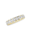 Saks Fifth Avenue Women's Build Your Own Collection 14k Yellow Gold & Lab Grown Oval Diamond Eternity Band In 3 Tcw Yellow Gold