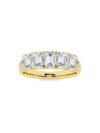 Saks Fifth Avenue Women's Build Your Own Collection 14k Yellow Gold & 5 Lab Grown Emerald Diamond Anniversary Band In 2 Tcw Yellow Gold