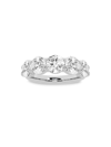 Saks Fifth Avenue Women's Build Your Own Collection 14k White Gold & 5 Lab Grown Round Diamond Anniversary Band In 2 Tcw White Gold