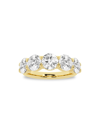 Saks Fifth Avenue Women's Build Your Own Collection 14k Yellow Gold & 5 Lab Grown Round Diamond Anniversary Band In 3 Tcw Yellow Gold