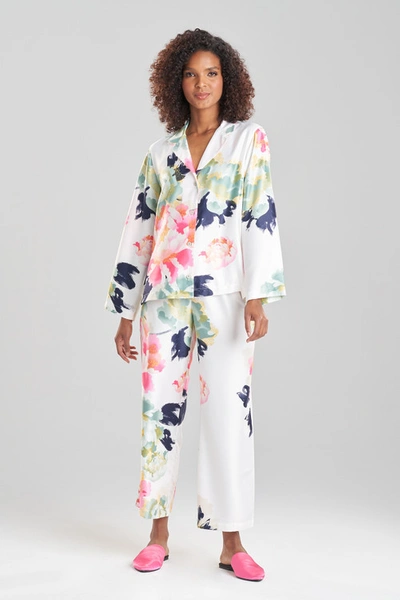 Natori Hanami Notch Pajamas In Warm White ModeSens