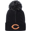47 '47 NAVY CHICAGO BEARS BAUBLE CUFFED KNIT HAT WITH POM