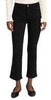 Frame Le Crop Mini Boot Jean In Houndstooth Shine In Film Noir