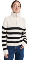 Kule The Matey Stripe Cropped Sweater
