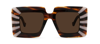 Loewe Oversized Square-frame Tortoiseshell Acetate Sunglasses In Grey