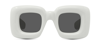 Loewe Inflated Oversized Square-frame Acetate Sunglasses In Grey