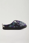 Puma Pam Patterned Quilted Puffy Slippers In Black Multi