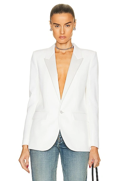 Saint Laurent Blazer In Shell