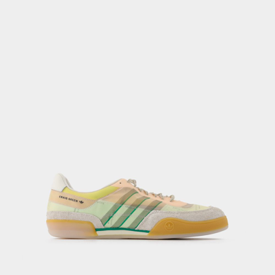 Adidas Originals + Craig Green Squash Polta Ripstop, Leather And Suede Sneakers In Pink