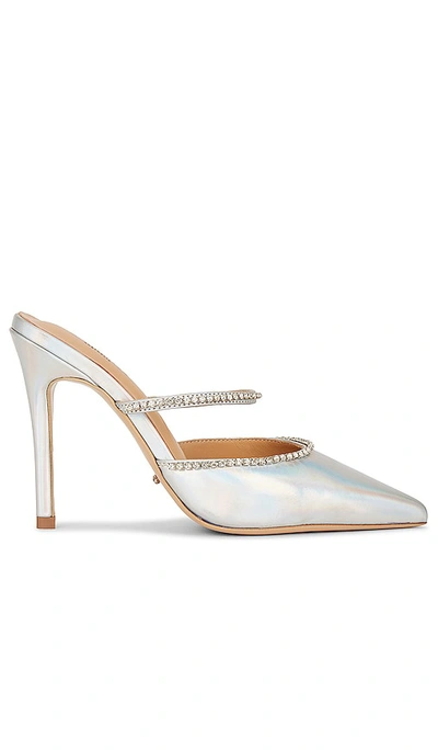 Tony Bianco Lure Pump In Silver Illumine