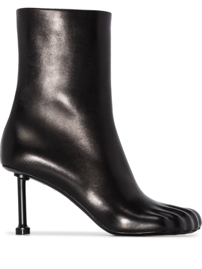 Balenciaga Fetish 85mm Ankle Boots In Black