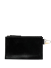 DION LEE DOG-CLIP ZIPPERED POUCH