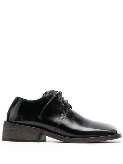 Marsèll Square-toe Oxford Shoes In Black