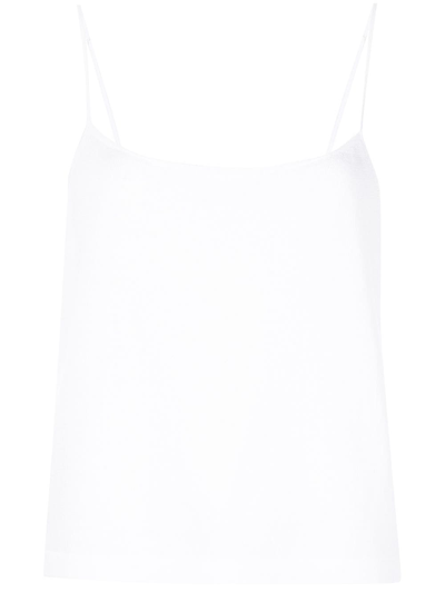 Vince Scoop-neck Camisole Top In White