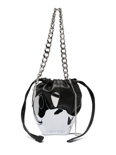 Published By Chrome-splash Bucket Bag In Black