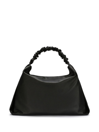 Dolce & Gabbana Ruched-detail Tote Bag In Black