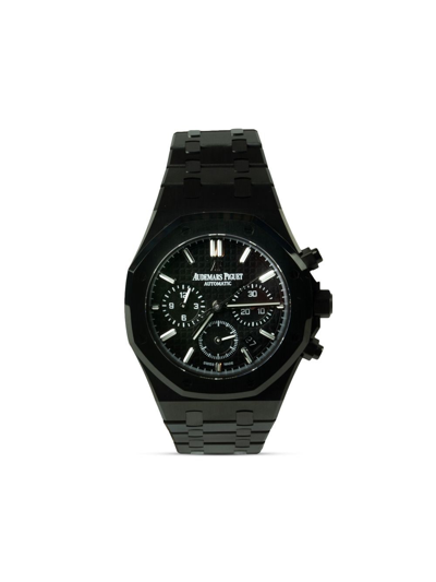 Pre-owned Mad Paris Customised  Royal Oak Chronograph 39mm In Black