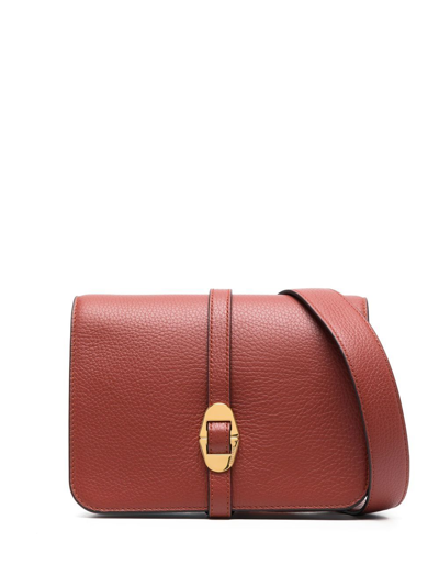 Coccinelle Cosima Leather Crossbody Bag In Red