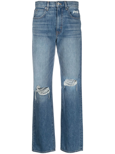 Slvrlake London High-rise Straight-leg Jeans In Long Time Coming