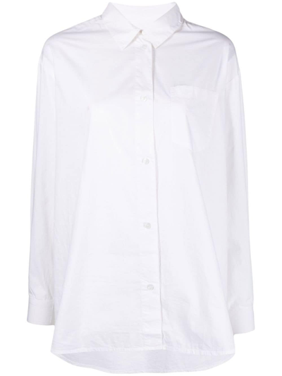Skall Studio Edgar Organic Cotton Shirt In White