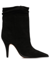 ALEXANDRE BIRMAN POINT-TOE SUEDE BOOTS