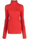 QUIRA RIBBED-KNIT ROLL-NECK JUMPER