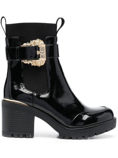 Versace Jeans Couture Fondo Mia Boots In Black