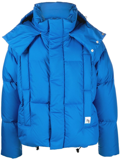 Bacon Zip-up Padded Down Jacket In Blue