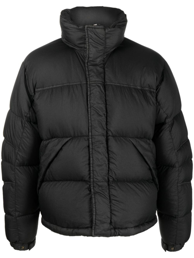 Ten C Aspen Quilted Nylon Down Jacket In Negro