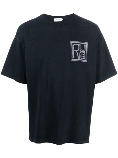 Rhude Black Printed T-shirt