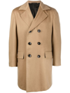 KITON DOUBLE-BREASTED CASHMERE COAT