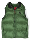 AI RIDERS ON THE STORM YOUNG POM-POM DETAIL PADDED GILET