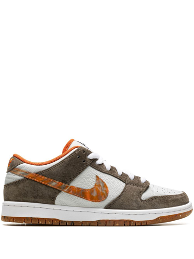Nike X Crushed Dc Sb Dunk Low Pro Qs Trainers In Green
