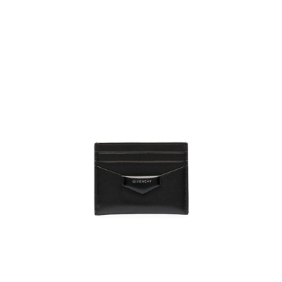 Givenchy (vip) Black Antigona Logo Leather Card Holder