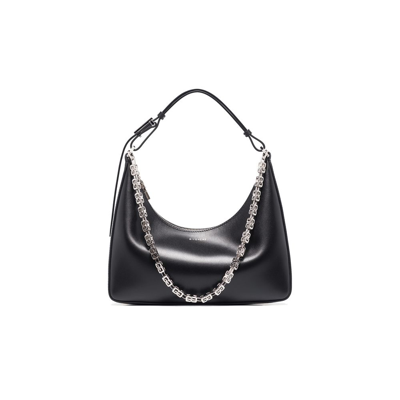 Givenchy (vip) Black Moon Cut Small Leather Shoulder Bag