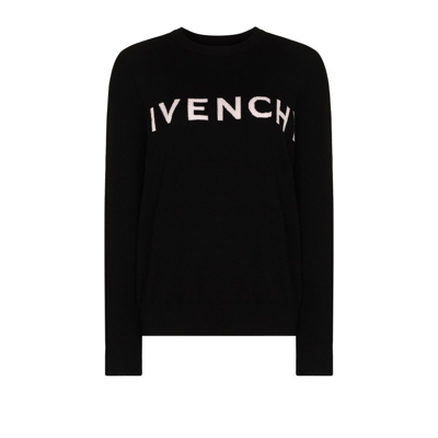 Givenchy (vip) Black Cashmere Logo Jumper