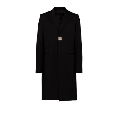 Givenchy (vip) Black G Lock Single-breasted Coat