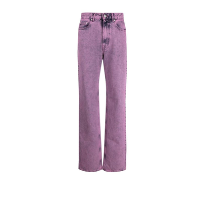 Remain Birger Christensen Lynn Acid-wash Jeans In Pink