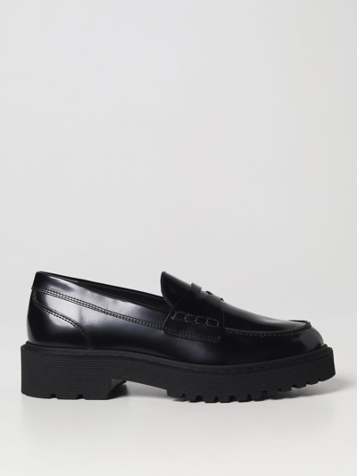 Hogan Loafers  Woman In Black