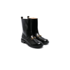 GUCCI BLACK HORSEBIT LEATHER ANKLE BOOTS,703562U3D0017848712