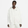 Nike Women's  Sportswear Phoenix Fleece Oversized Full-zip Hoodie In Sail