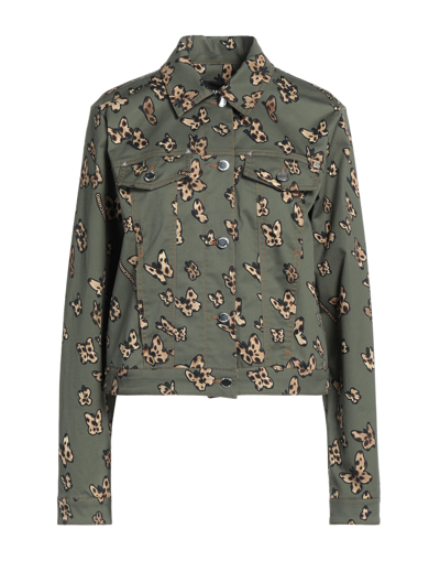 Love Moschino Overcoats In Green